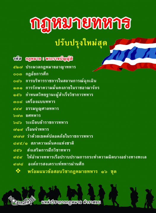 กฎหมายทหาร ปรับปรุงใหม่สุด